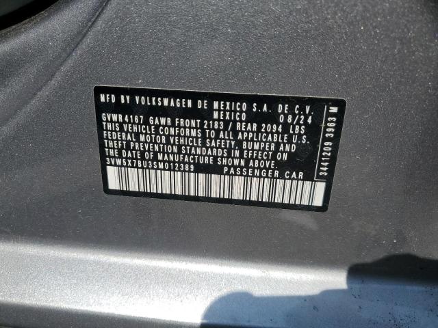 2025 VOLKSWAGEN JETTA S 3VW5X7BU3SM012389