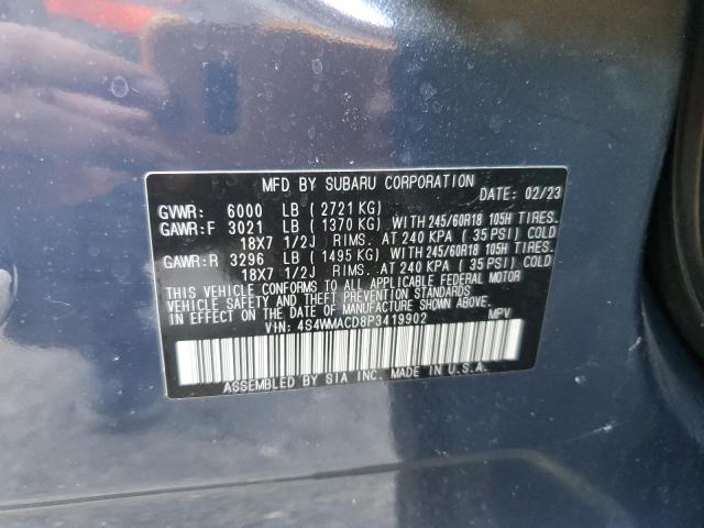 2023 SUBARU ASCENT PRE 4S4WMACD8P3419902
