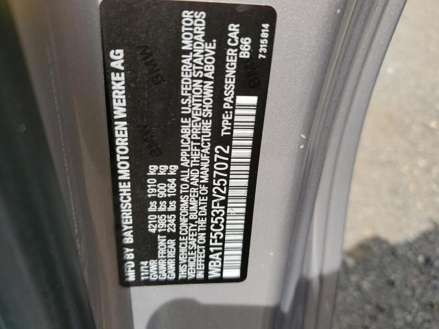 2015 BMW 228 I WBA1F5C53FV257072