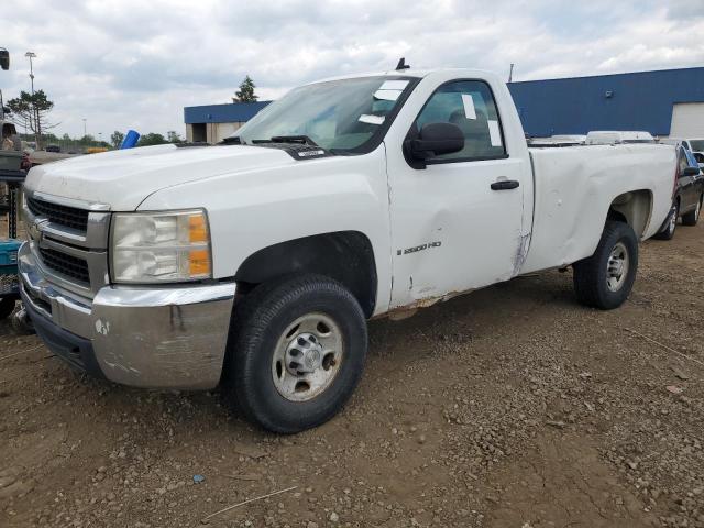 CHEVROLET SILVERADO 2007 white pickup gas 1GCHC24K47E577659 photo #1