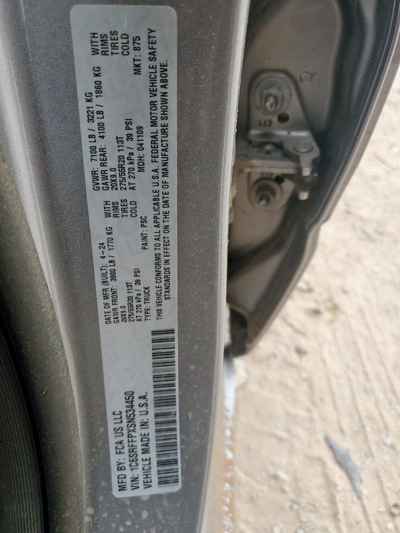 2025 RAM 1500 BIG H 1C6SRFFPXSN534450