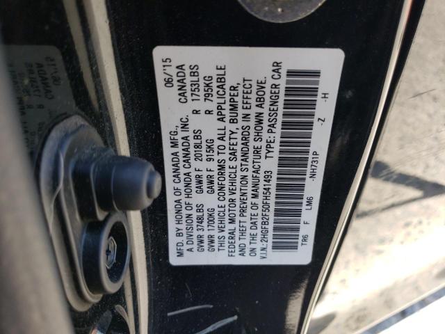 2015 HONDA CIVIC LX - 2HGFB2F50FH541493