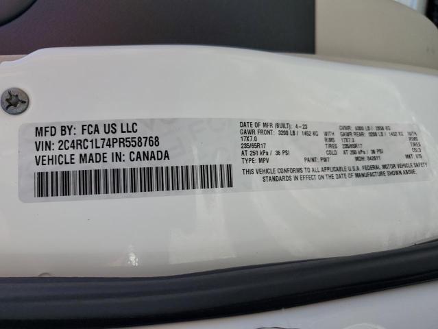 2023 CHRYSLER PACIFICA H 2C4RC1L74PR558768