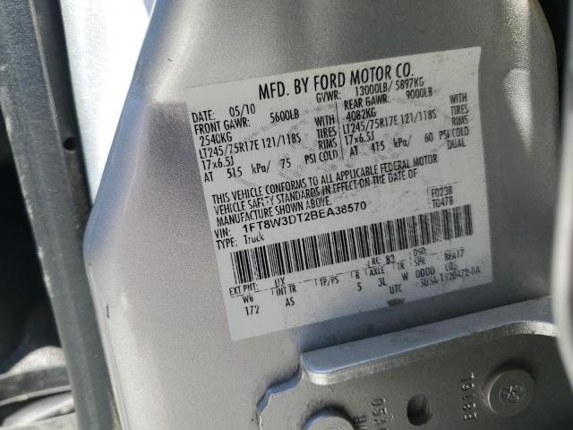 2011 FORD F350 SUPER DUTY - 1FT8W3DT2BEA38570