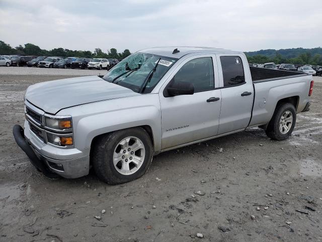 CHEVROLET SILVERADO 2014 silver  gas 1GCVKREH9EZ182321 photo #1