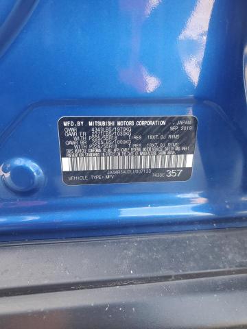 2020 MITSUBISHI OUTLANDER JA4AR3AU2LU007133