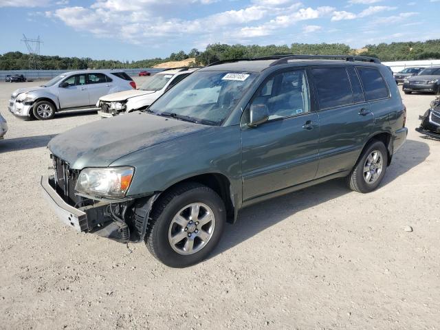 TOYOTA HIGHLANDER 2005 green  gas JTEDP21A550075764 photo #1
