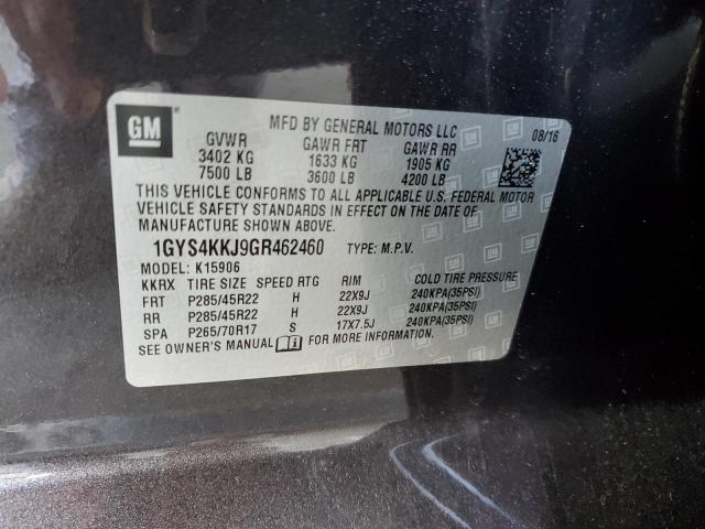 2016 CADILLAC ESCALADE E 1GYS4KKJ9GR462460