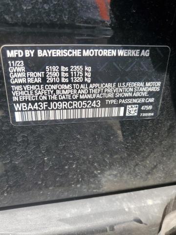 2024 BMW 530 I WBA43FJ09RCR05243
