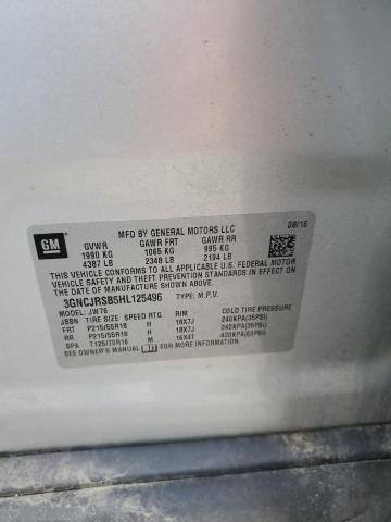 2017 CHEVROLET TRAX PREMI - 3GNCJRSB5HL125496