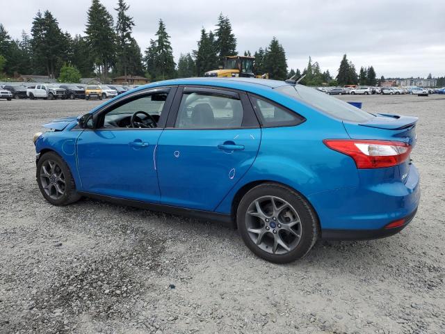 FORD FOCUS SE 2013 blue  Gasoline 1FADP3F25DL295338 photo #3