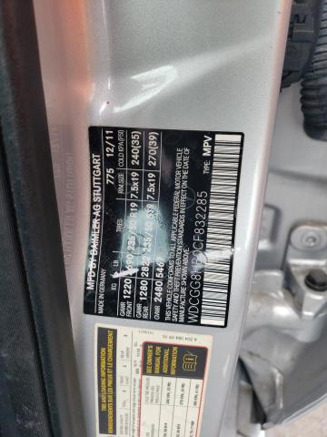 2012 MERCEDES-BENZ GLK 350 4M - WDCGG8HB0CF832285