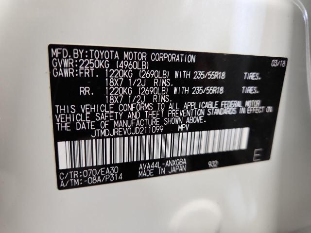 2018 TOYOTA RAV4 HV LI JTMDJREV0JD211099