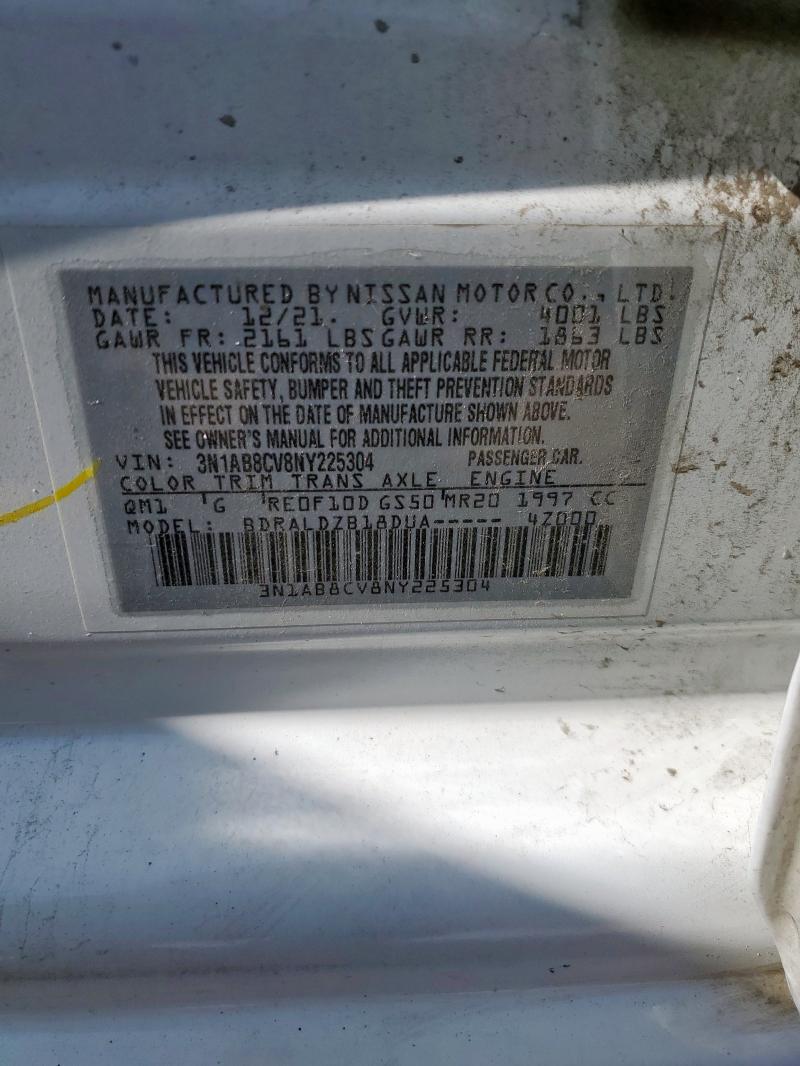 2022 NISSAN SENTRA SV 3N1AB8CV8NY225304