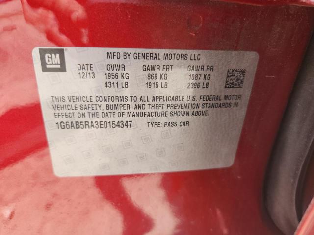 2014 CADILLAC ATS LUXURY - 1G6AB5RA3E0154347
