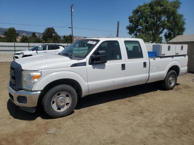 FORD F250 SUPER 2015 white  gas 1FT7W2A66FEA14363 photo #1
