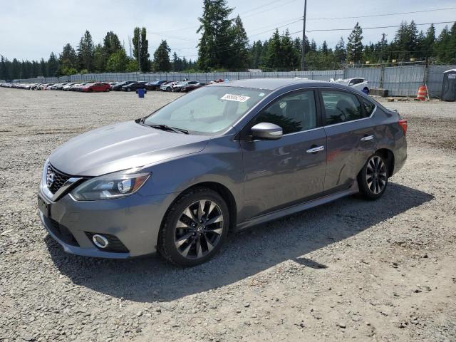 NISSAN SENTRA S 2019 gray  gas 3N1AB7AP7KY338140 photo #1