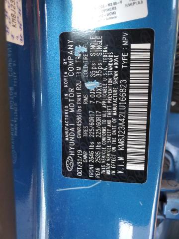 2020 HYUNDAI TUCSON SE KM8J23A42LU166823