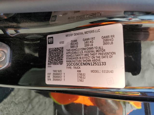 2022 CHEVROLET COLORADO L - 1GCGSCEN0N1251133