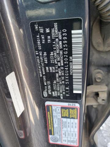 2018 KIA OPTIMA EX 5XXGU4L30JG259930