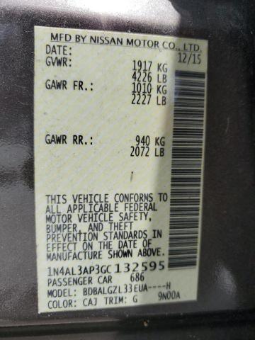 2016 NISSAN ALTIMA 1N4AL3AP3GC132595