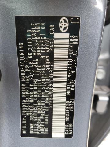 2023 TOYOTA COROLLA LE - 5YFB4MDE9PP069845