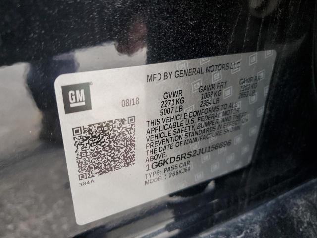 2018 CADILLAC CT6 LUXURY 1G6KD5RS2JU156696