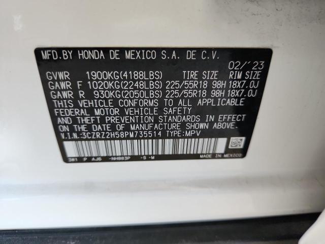 2023 HONDA HR-V SPORT 3CZRZ2H58PM735514