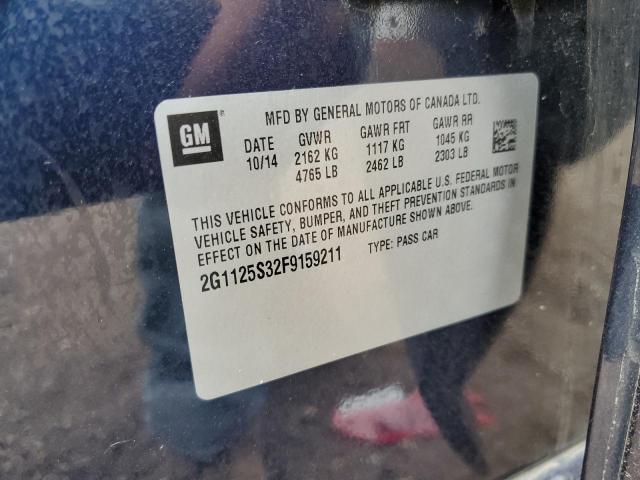 2015 CHEVROLET IMPALA LT - 2G1125S32F9159211