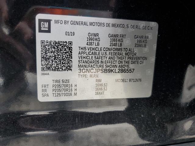 2019 CHEVROLET TRAX 1LT #3293410070