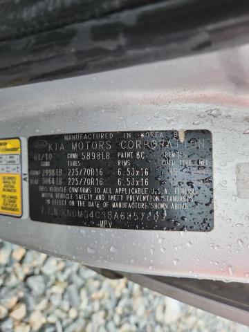 2010 KIA SEDONA LX #3309466606