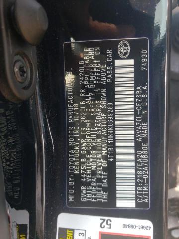 2019 TOYOTA CAMRY L - 4T1B11HK4KU699268
