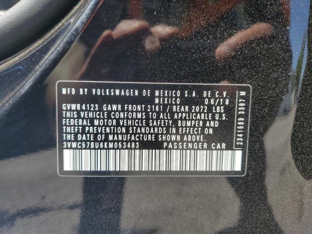 2019 VOLKSWAGEN JETTA S - 3VWC57BU6KM053483