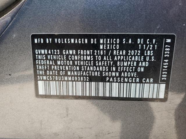 2021 VOLKSWAGEN JETTA S 3VWC57BU3MM093832