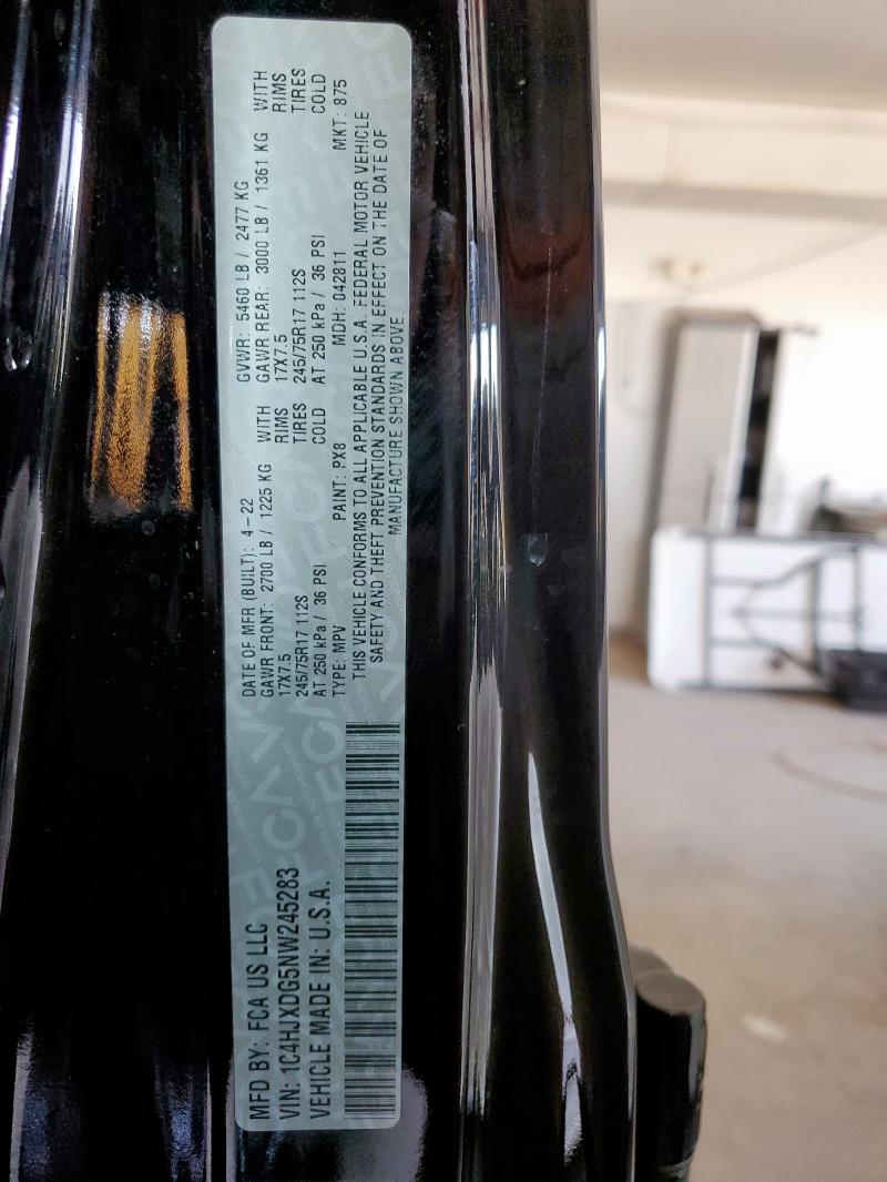 2022 JEEP WRANGLER U - 1C4HJXDG5NW245283