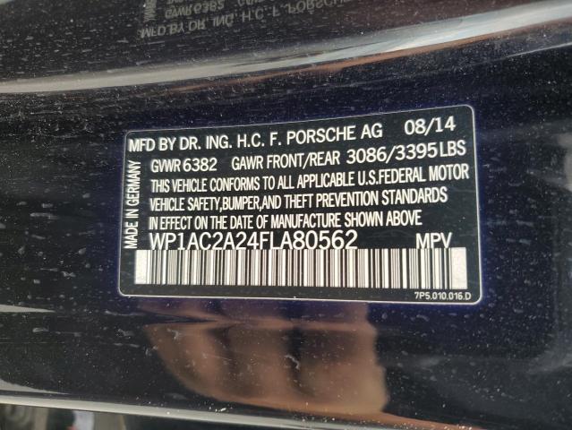 2015 PORSCHE CAYENNE TU WP1AC2A24FLA80562