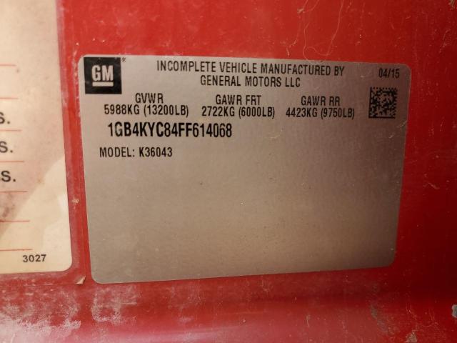 2015 CHEVROLET 3500 1GB4KYC84FF614068