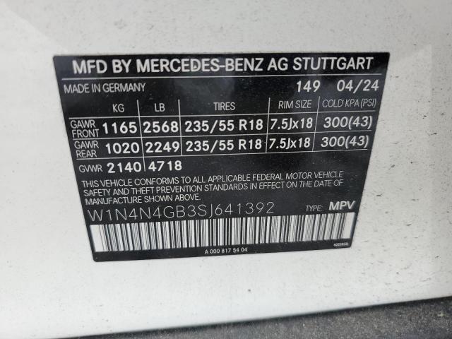 2025 MERCEDES-BENZ GLA 250 W1N4N4GB3SJ641392
