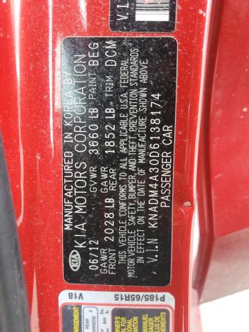 2013 KIA RIO LX - KNADM4A30D6138174