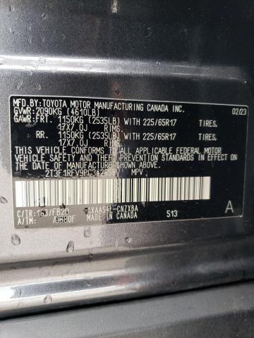 2t3f1rfv9pc342858 - 2023 Toyota rav4 le - #59694585
