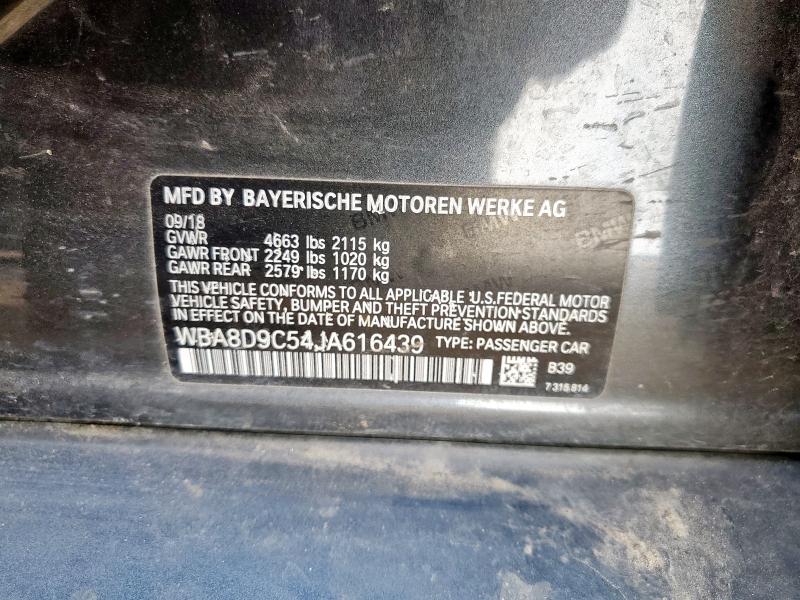 2018 BMW 330 XI - WBA8D9C54JA616439