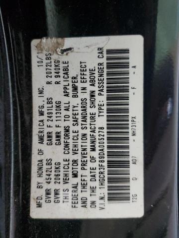 2013 HONDA ACCORD EXL - 1HGCR3F89DA005278