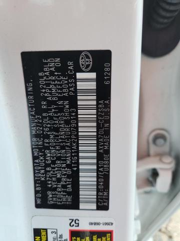 2023 TOYOTA CAMRY SE N 4T1G11AK2PU790143