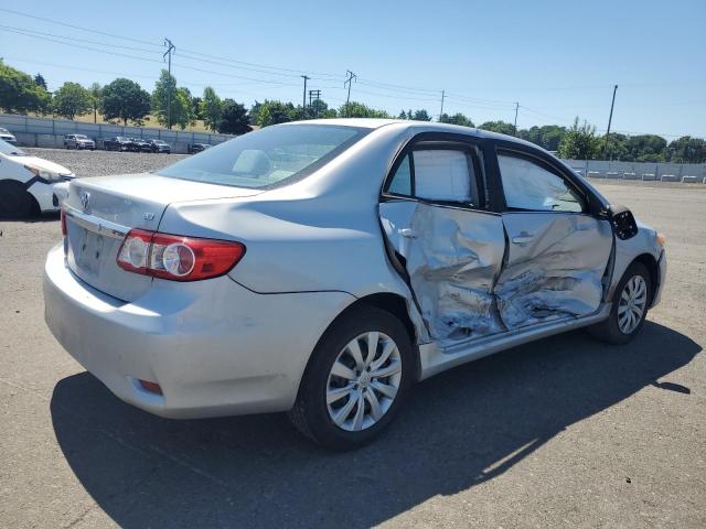 TOYOTA COROLLA BA 2013 silver  gas 2T1BU4EE7DC072365 photo #4