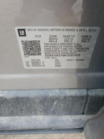 2019 CHEVROLET EQUINOX LT - 3GNAXKEV8KS583470