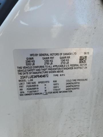 2015 GMC TERRAIN DE 2GKFLUE34F6404872
