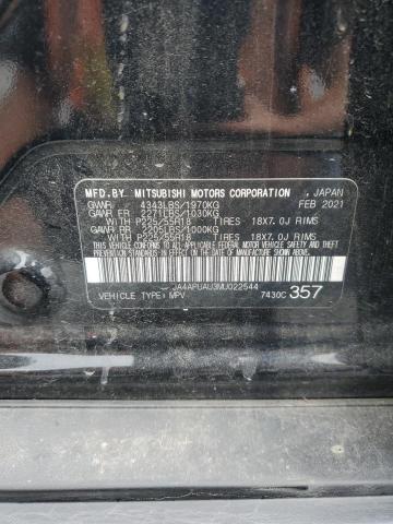 2021 MITSUBISHI OUTLANDER JA4APUAU3MU022544
