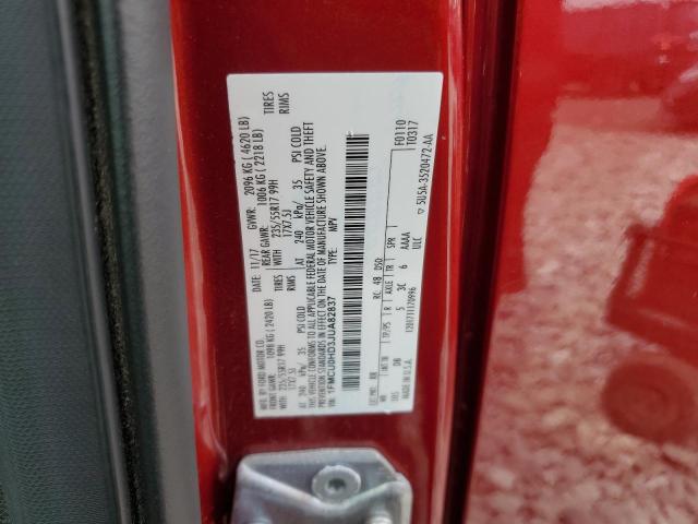 2018 FORD ESCAPE SEL 1FMCU0HD3JUA82837