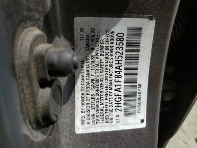 2010 HONDA CIVIC EX #3188380628