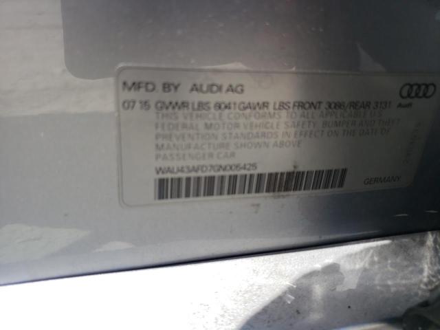 2016 AUDI A8 L QUATT - WAU43AFD7GN005425